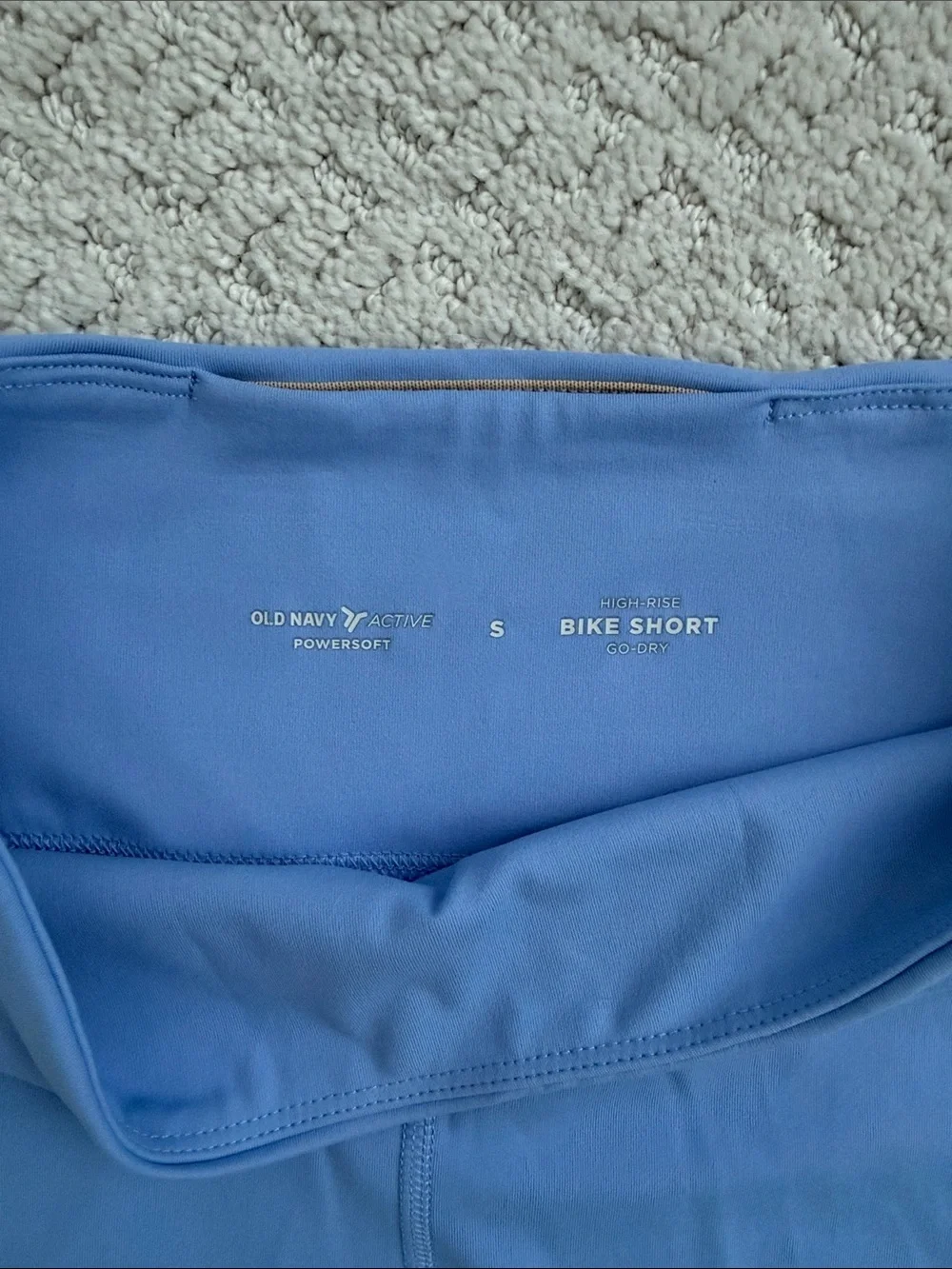 Old Navy Women's High-Rise Bike Shorts - Periwinkle Blue